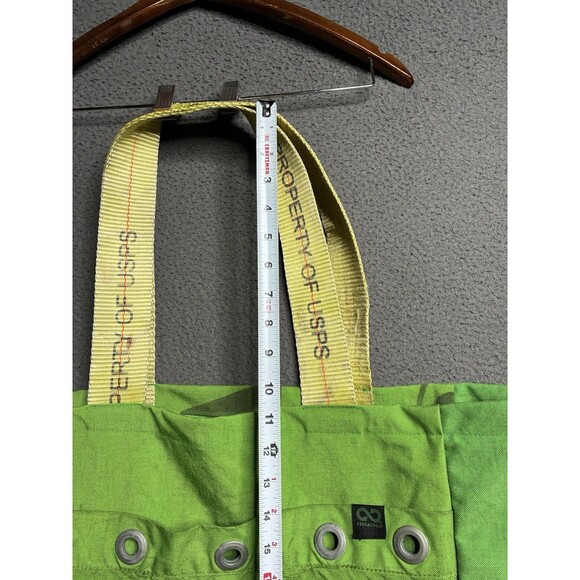 USPS Postal Mail Bag Shopping Tote Bag Recycled Reusable Terracycle 14x15x6 - Picture 9 of 16